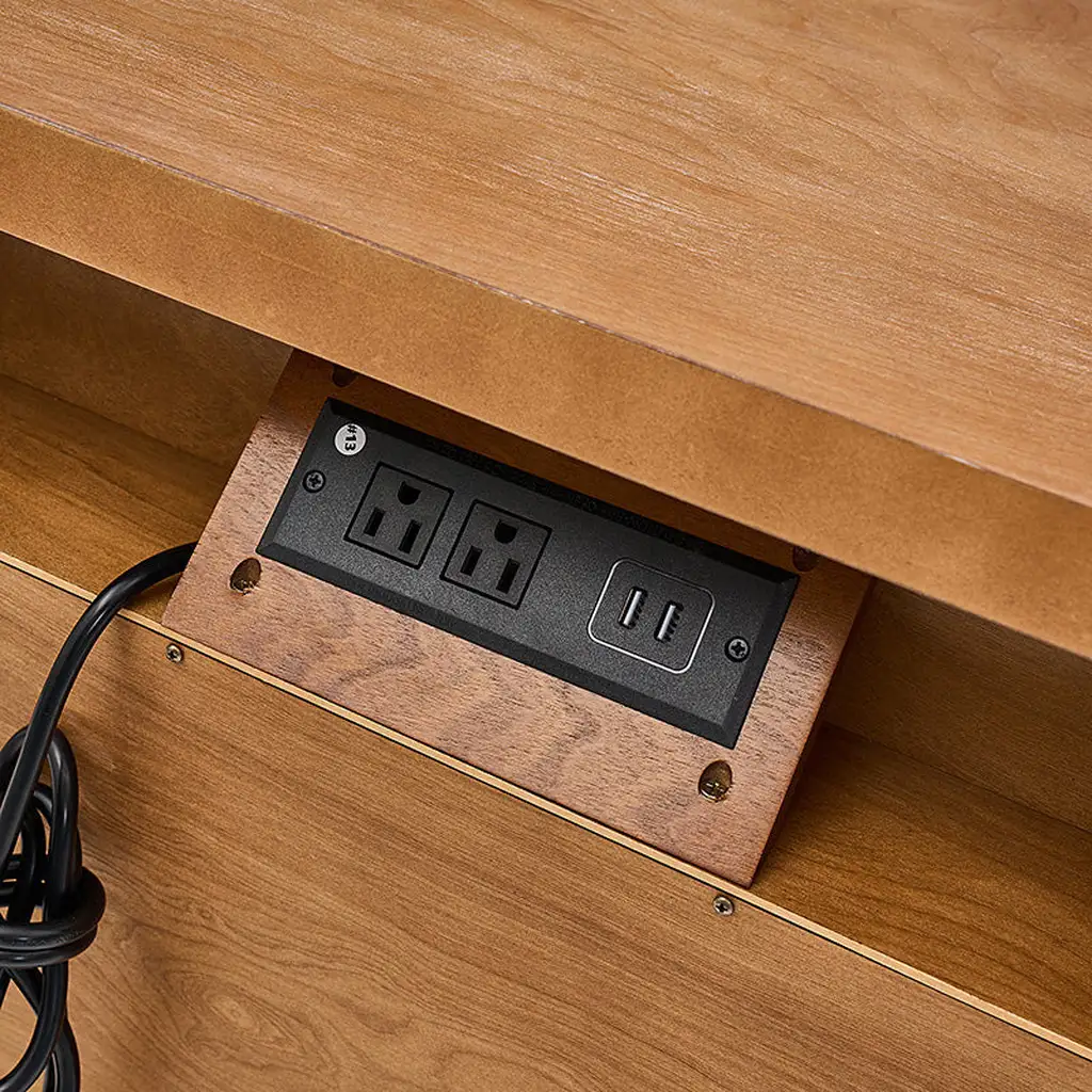 3 Drawer Nightstand Cabinet With Built In Charge Station 3168 3 Drawer Nightstand Cabinet With Built In Charge Station 3168