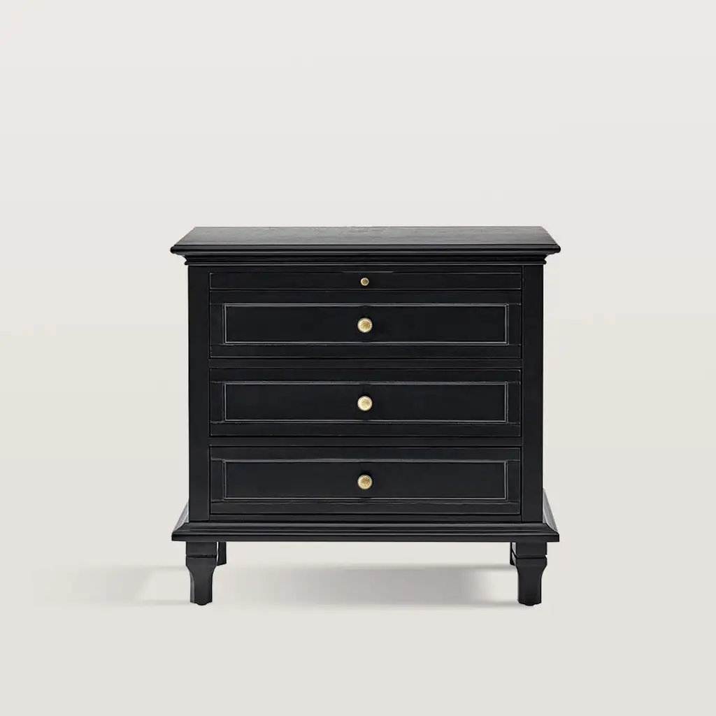 3 Drawer Nightstand Cabinet With Built In Charge Station 3468 3 Drawer Nightstand Cabinet With Built In Charge Station 3468