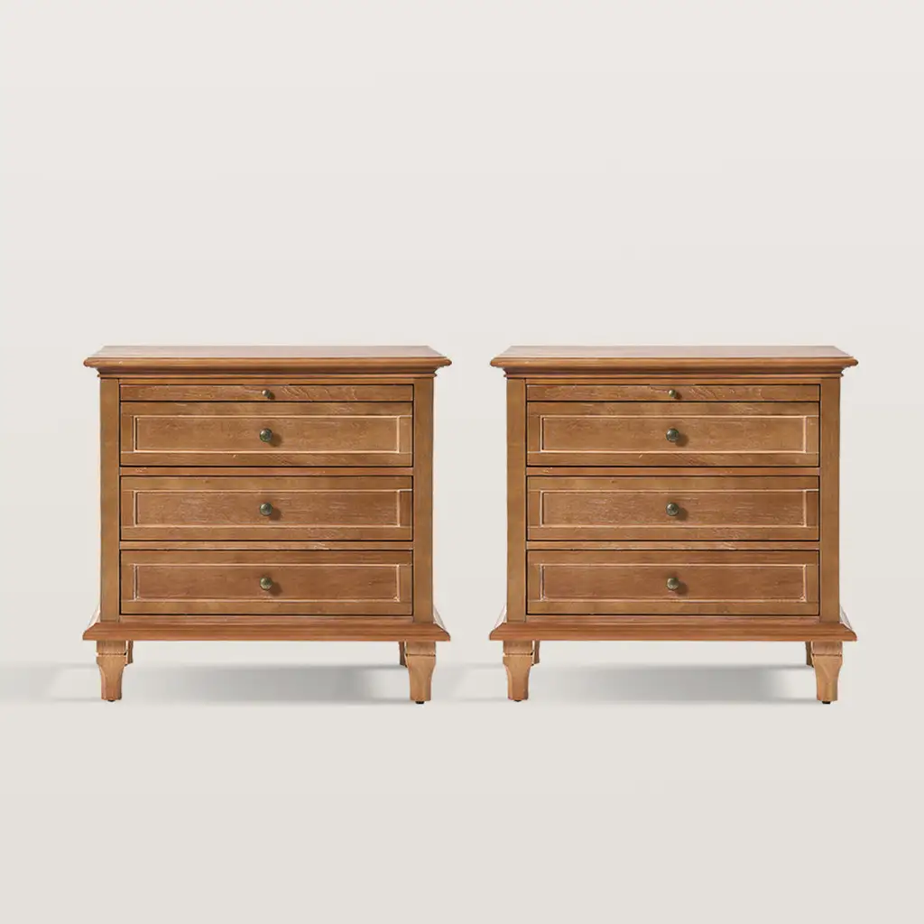 3 Drawer Nightstand Cabinet With Built In Charge Station 6436 3 Drawer Nightstand Cabinet With Built In Charge Station 6436