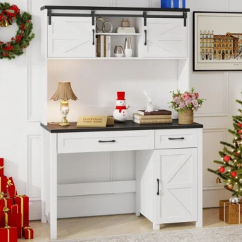 47in Farmhouse Executive Computer Desk 9896