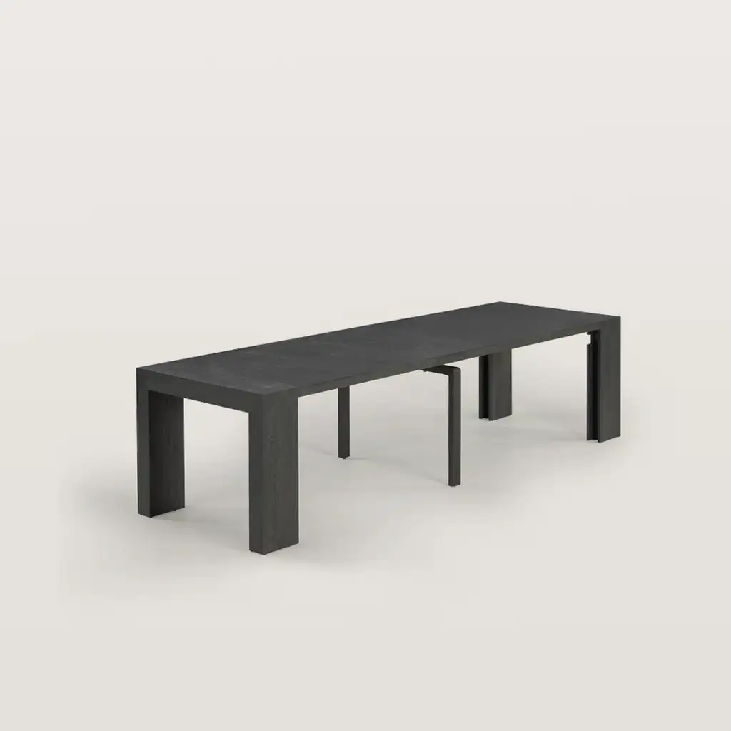 Extendable Wooden Long Dining Table For 2 To 12 People 5085 Extendable Wooden Long Dining Table For 2 To 12 People 5085