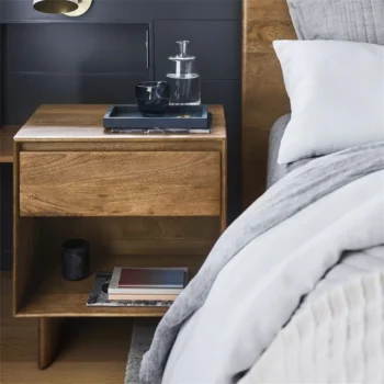 Farmhouse Solid Wood Nightstand Side Table 4765