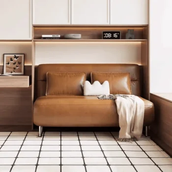 Foldable Retro Sofa Bed Dual Use Sofa Lounge Chair 9583