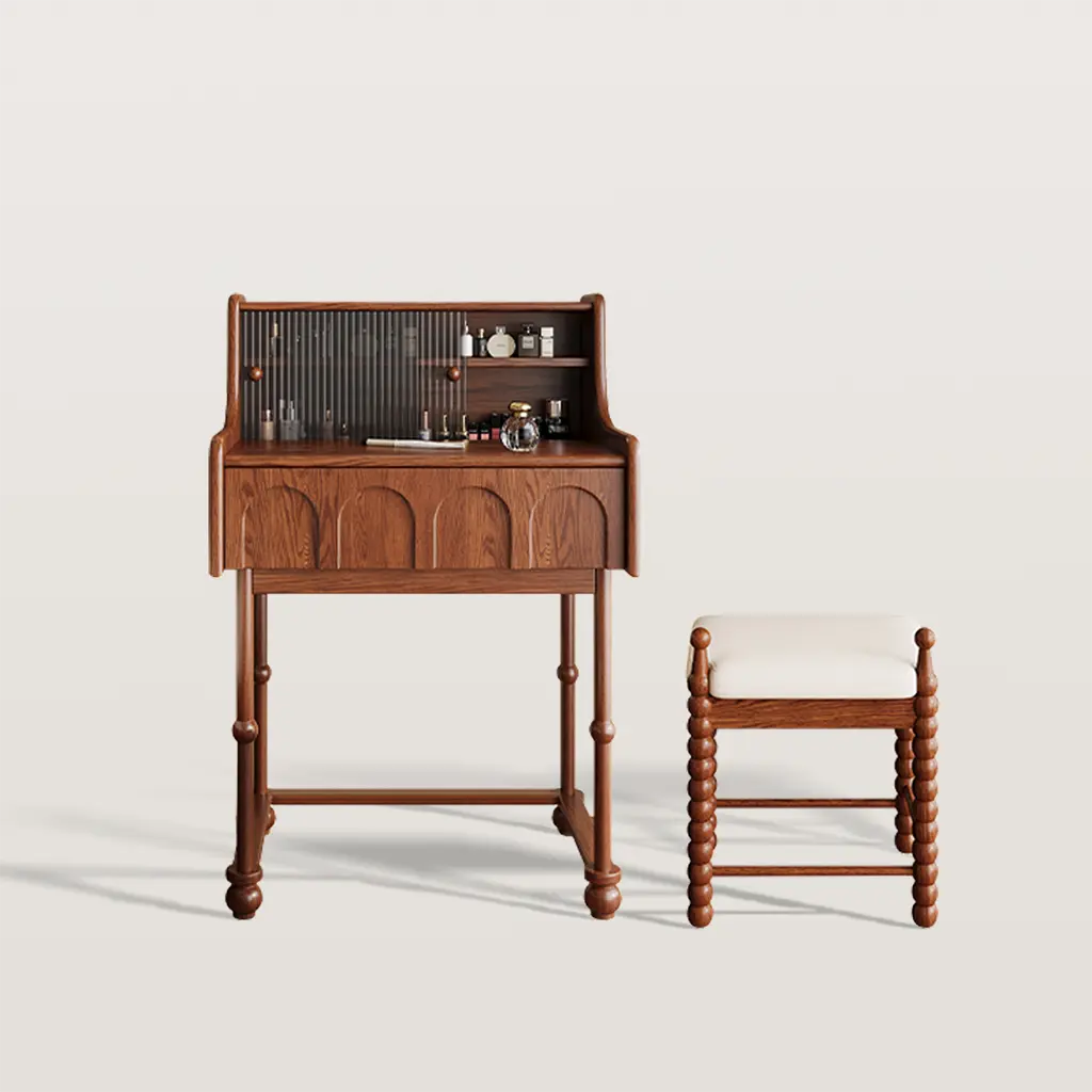 French Style Antique Makeup Vanity For Small Apartment 1490 French Style Antique Makeup Vanity For Small Apartment 1490