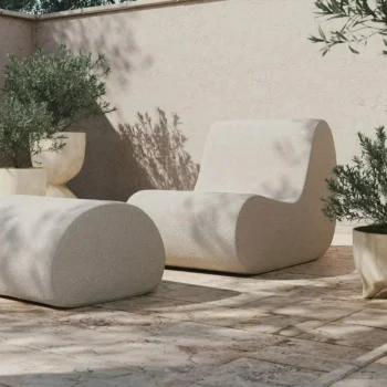 L Shaped Soft Seating Accent Chair Lounger Chair 2570