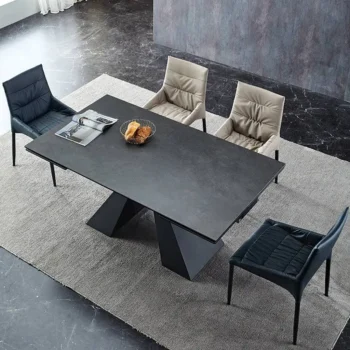 Modern High Density Sponge PU Leather Restaurant Chair 1013