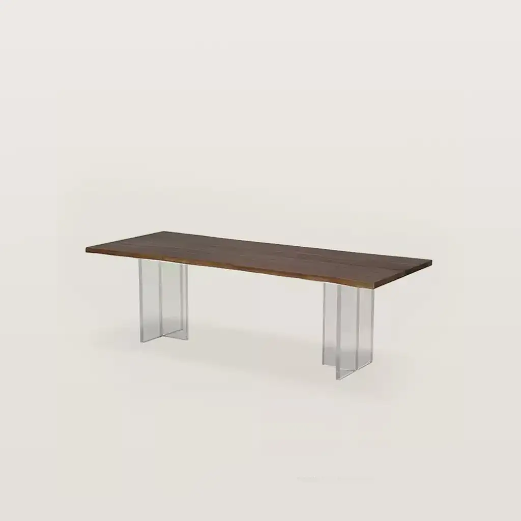 Modern Long Dining Table With Distinctive Base 8910 Modern Long Dining Table With Distinctive Base 8910