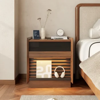 Modern Nightstand Bedside Table With Storage Drawer 6389