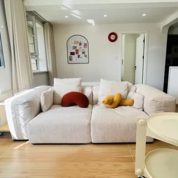 Modern Sectional Lounge Sofa Over Sized Deep Seated Couch 7862