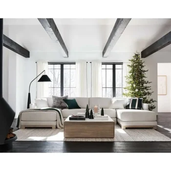 Modern Wood Square Coffee Table For Living Room 6210