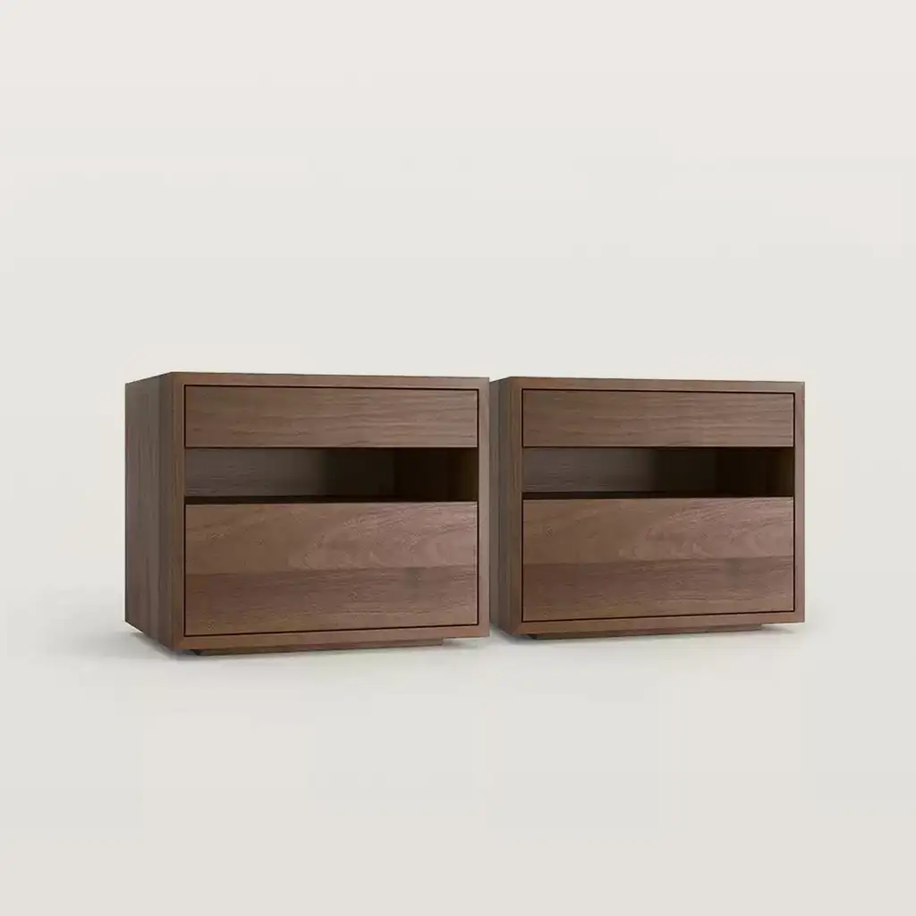 Nightstand With 2 Drawers And An Open Middle Layer 5797 Nightstand With 2 Drawers And An Open Middle Layer 5797