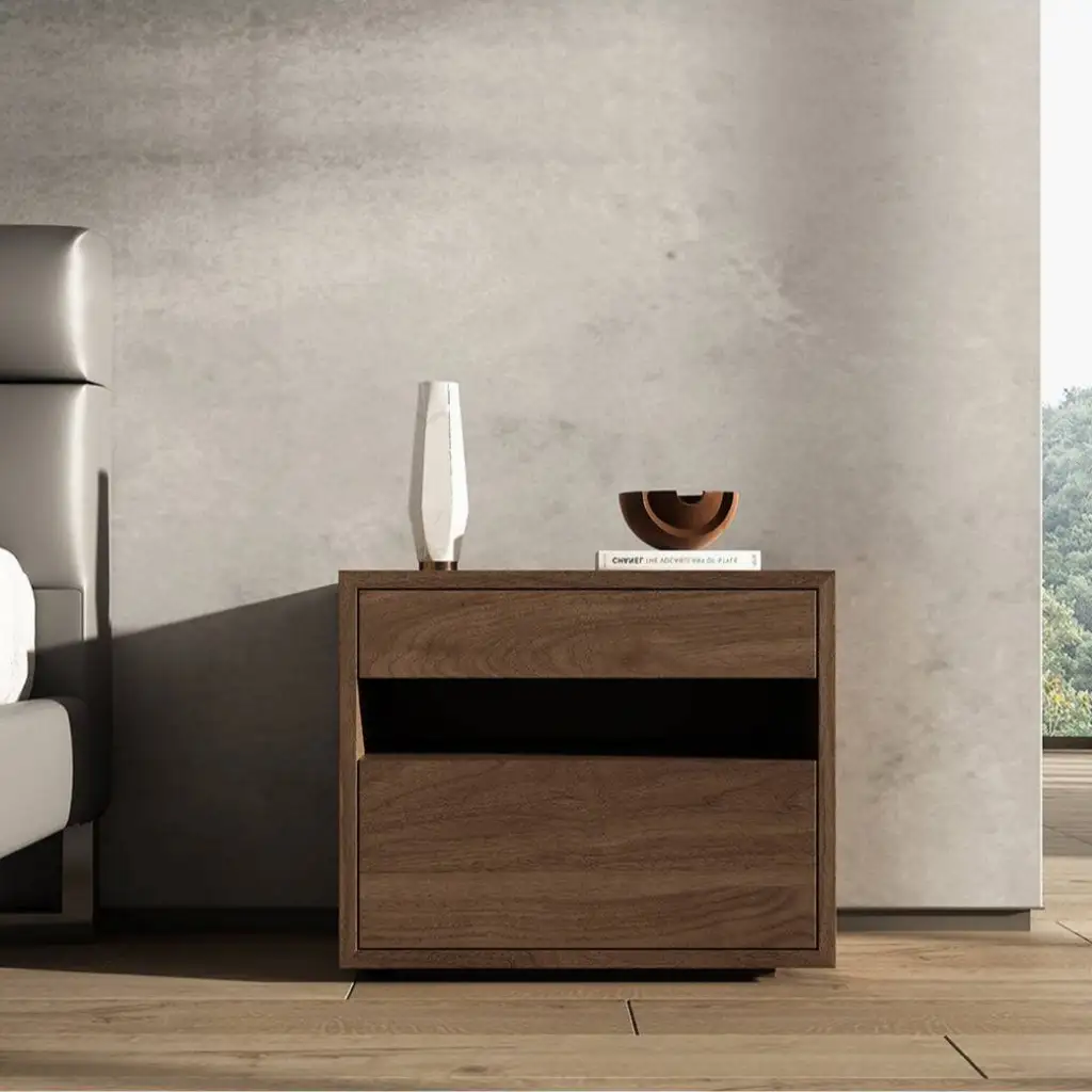 Nightstand With 2 Drawers And An Open Middle Layer 6479 Nightstand With 2 Drawers And An Open Middle Layer 6479