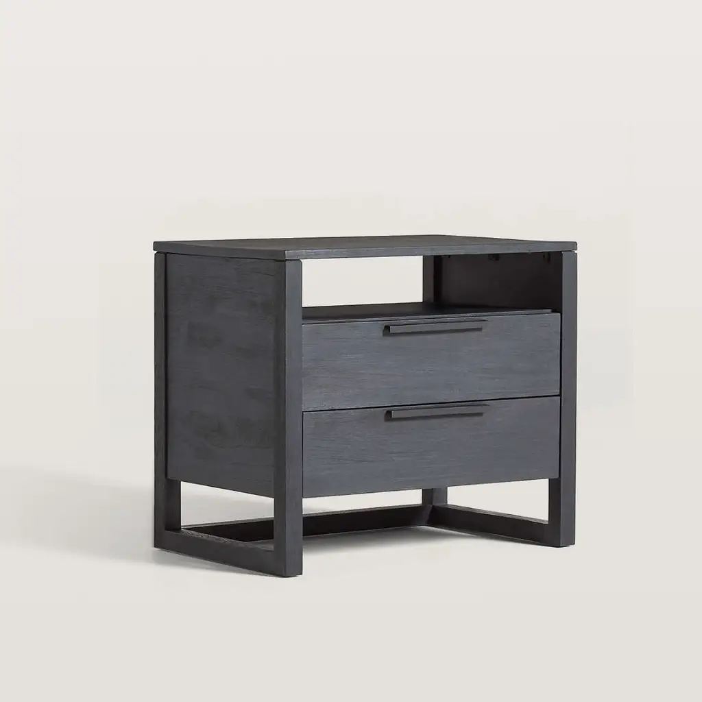 Nightstand With 2 Drawers And Charging Station 9912 Nightstand With 2 Drawers And Charging Station 9912