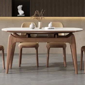 Retractable Rock Table With Cat Ear Shaped Leg 6876