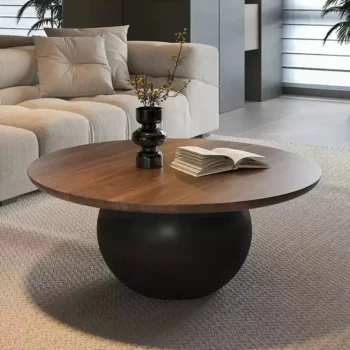 Round Coffee Table And Small Tea Table In The Living Room 1527