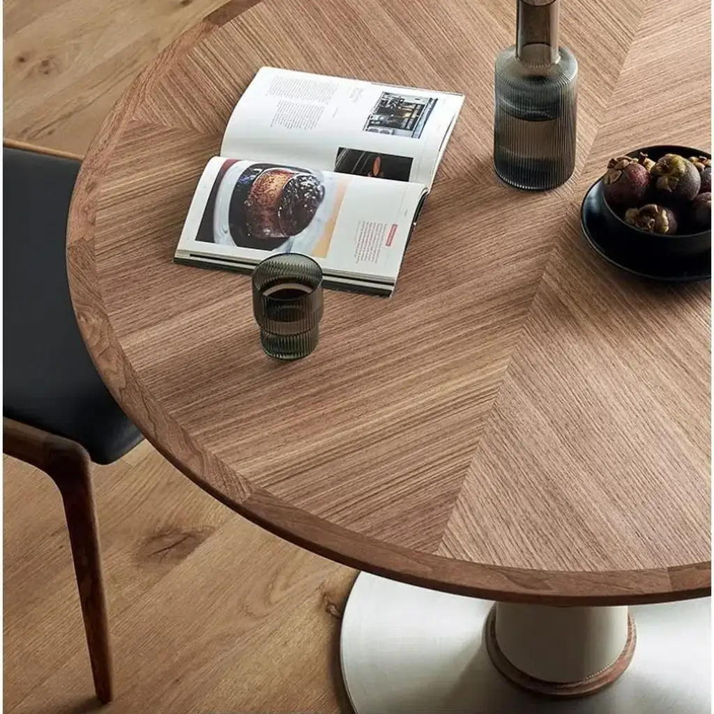 Round Dining Table Modern Wood Kitchen Table 2483 Round Dining Table Modern Wood Kitchen Table 2483