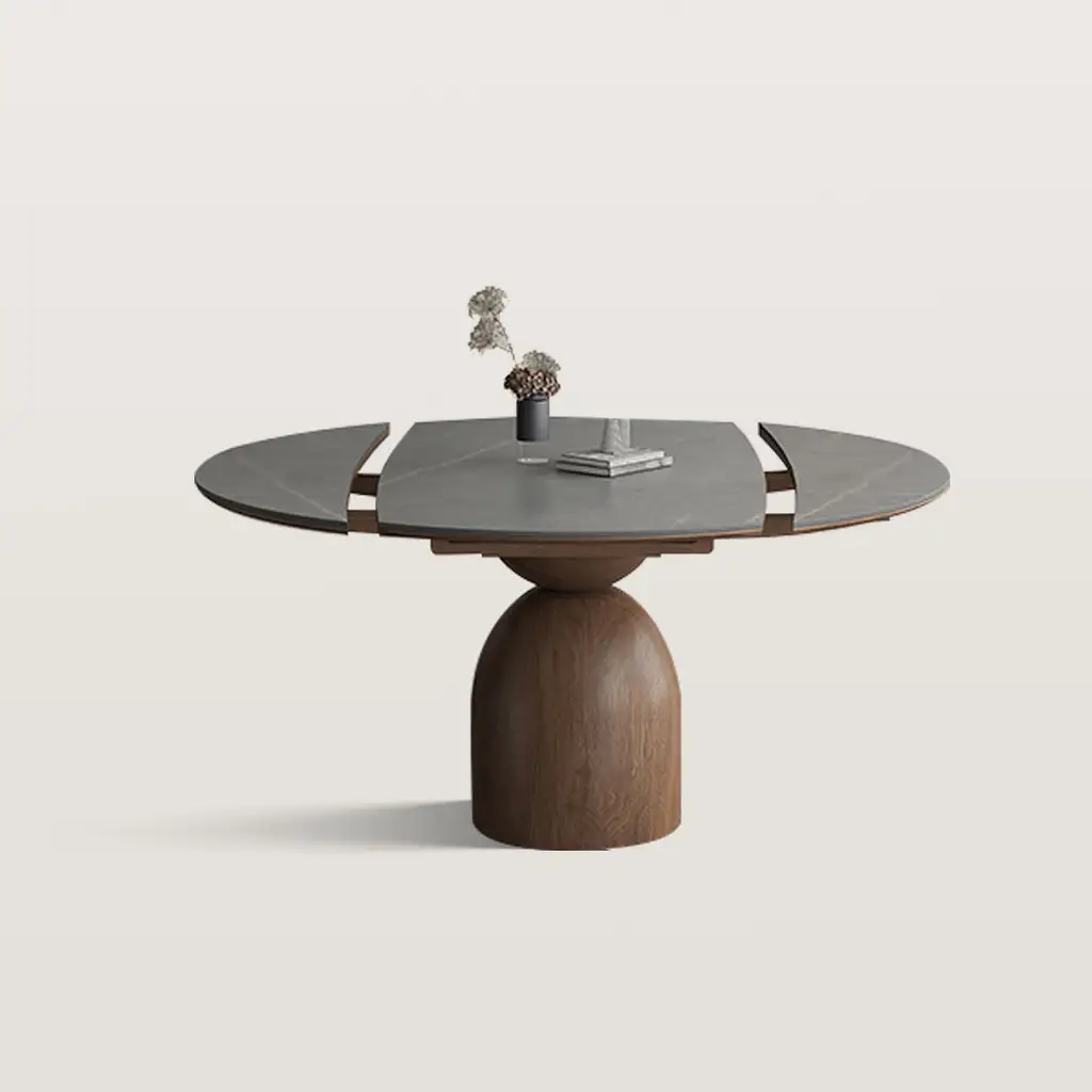 Round Extendable Dining Table Oval Pedestal Kitchen Table 4592 Round Extendable Dining Table Oval Pedestal Kitchen Table 4592