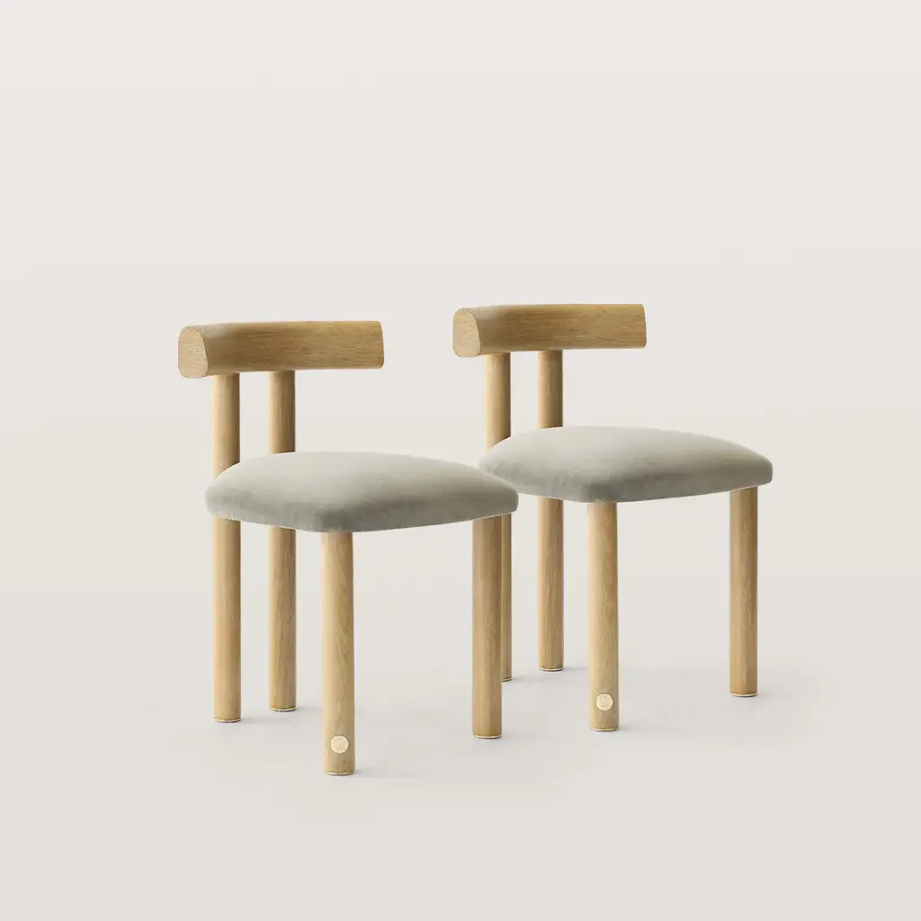 Wooden Frame Velvet Fabric Dining Chairs 8525 Wooden Frame Velvet Fabric Dining Chairs 8525