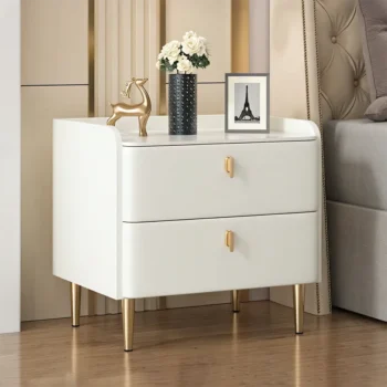 Wooden Nightstands Modern Luxury Bedside Table 2840