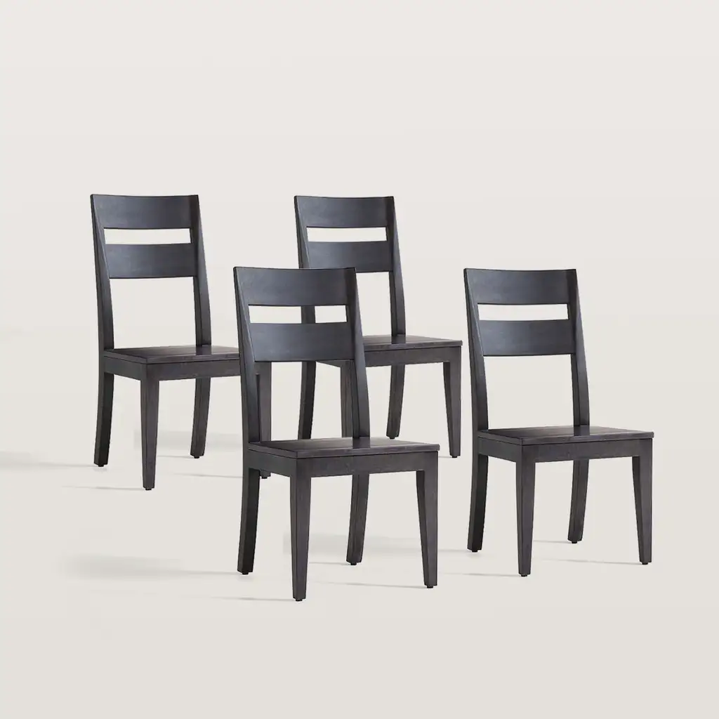 Wooden Solid Color Chair With Backrest And No Armrests 5807 Wooden Solid Color Chair With Backrest And No Armrests 5807