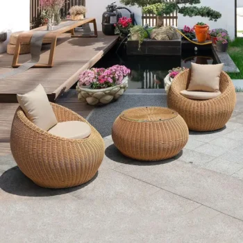 Woven Outdoor Rattan Armchair Patio Accent Chair 2658