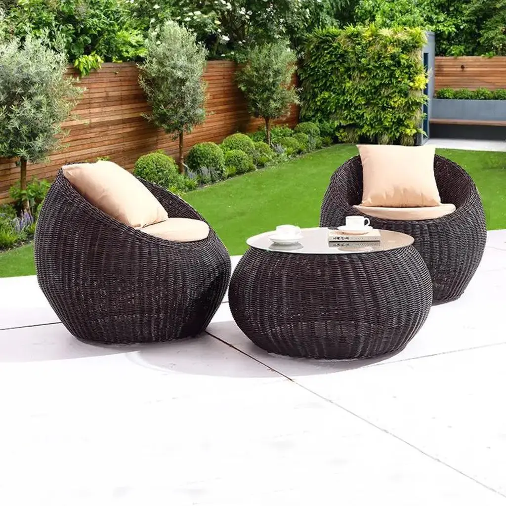 Woven Outdoor Rattan Armchair Patio Accent Chair 9238 Woven Outdoor Rattan Armchair Patio Accent Chair 9238